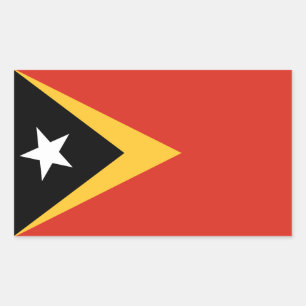 East Timor Flag Rectangular Sticker