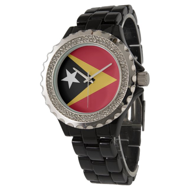 East Timor flag Watch (Angled)