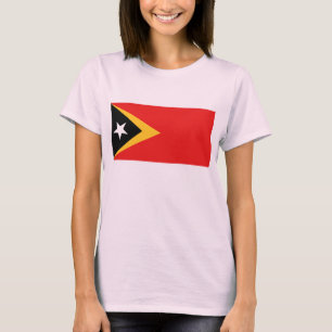 East Timor Flag x Map T-Shirt