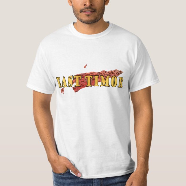East Timor map T-Shirt (Front)