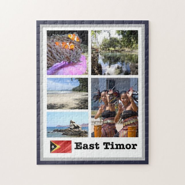 East Timor - Mosaic - Jigsaw Puzzle (Vertical)
