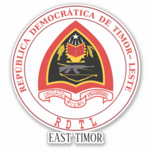 East Timor National Emblem Patriotic