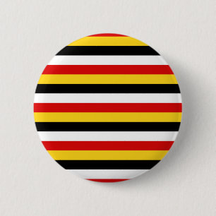 East Timor Papua New Guinea flag stripes country p 6 Cm Round Badge
