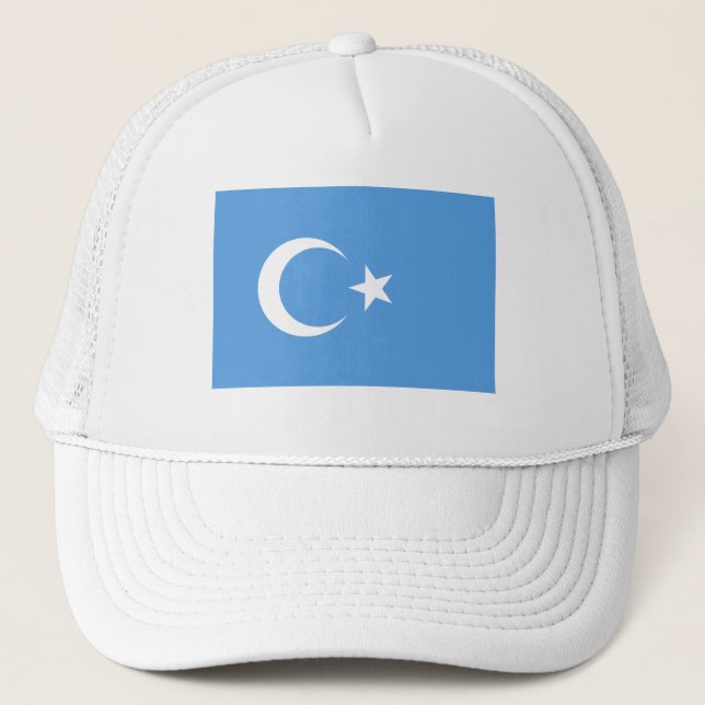 East Turkestan Uyghur Flag Trucker Hat (Front)