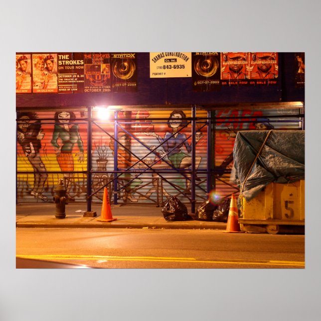 East Village Graffiti Poster (Front)