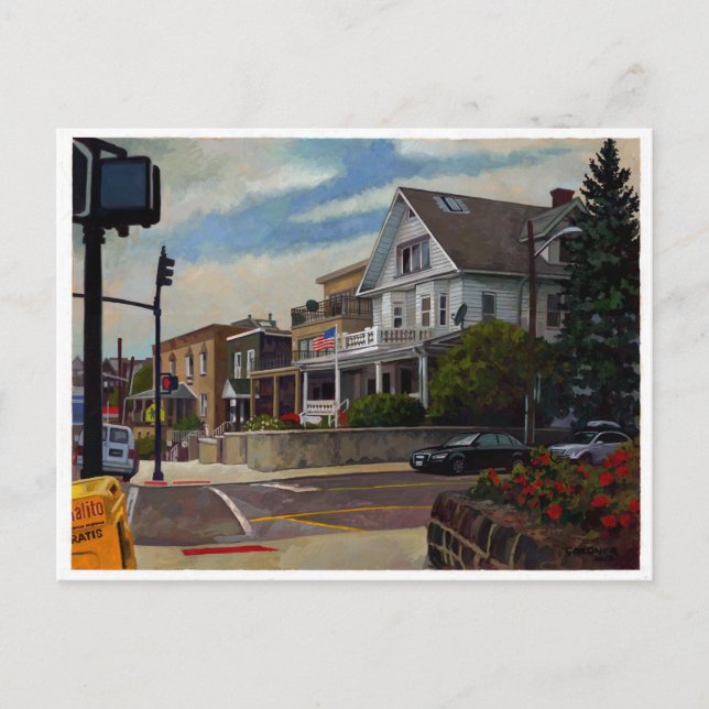 East Wind Over Weehawken 2013 by Stephen Gardner Postcard (Front)