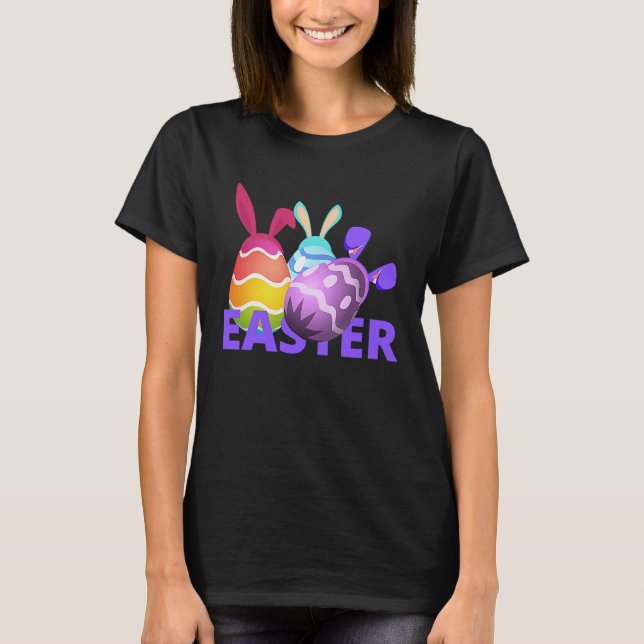 Easter 2023 Colourful Easter for Boys and Girls T-Shirt (Front)