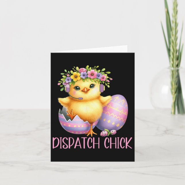 Easter 911 Dispatcher Gift Police Dispatch Thin Go Card (Front)