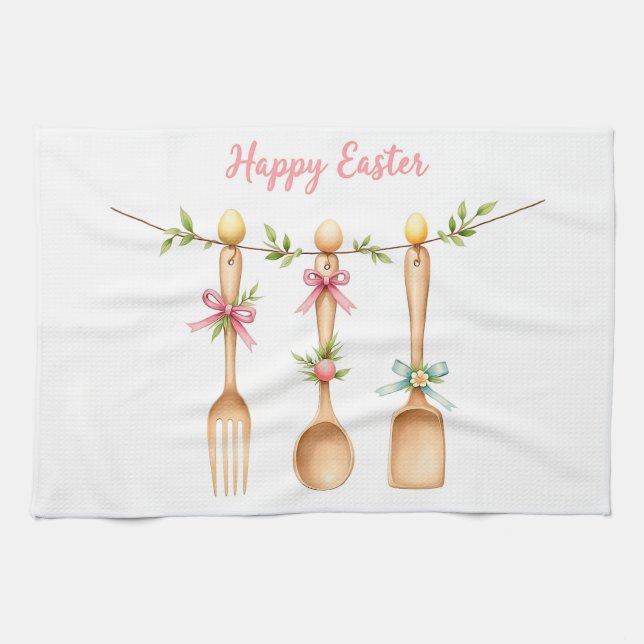 "Easter " – A Symbol of Renewal and Joy 🐣🌸 Tea Towel (Horizontal)
