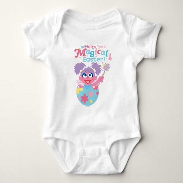 Easter Abby Cadabby Baby Bodysuit (Front)