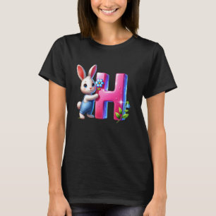 Easter Alphabet Letter H u2013 Funny ABC Egg for K T-Shirt