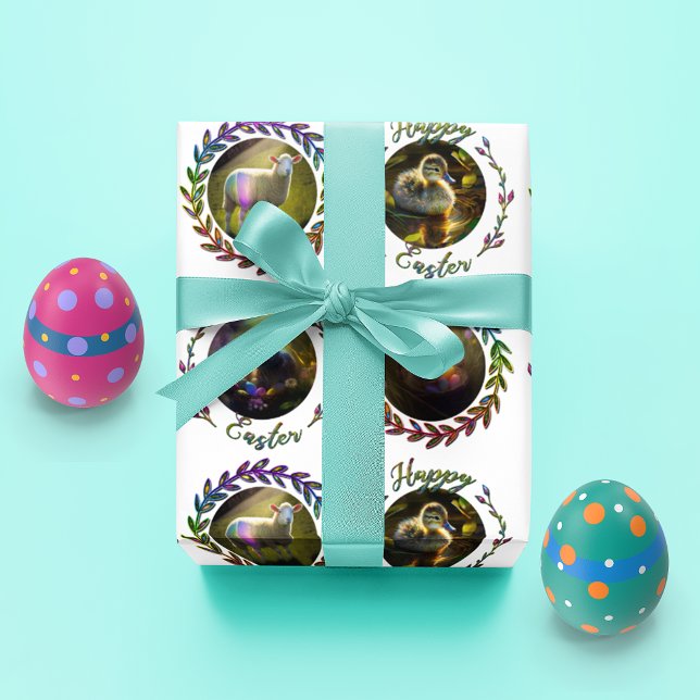 Easter Animals Wrapping Paper (Creator Uploaded)