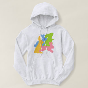 Easter Apparel, Easter Rabbits Womens Hoodie