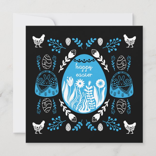 Easter April Holiday Card (Front)