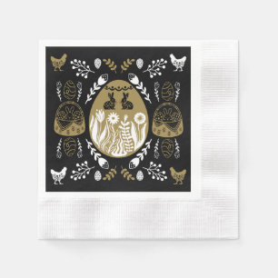 Easter April Holiday Gift Napkin