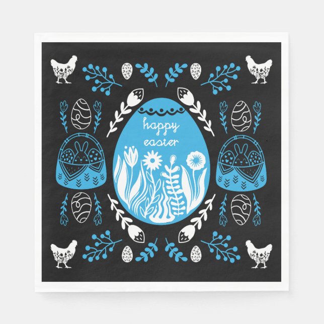 Easter April Holiday Napkin (Front)