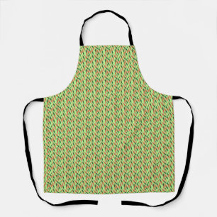 Easter Apron - Carrots on Green Background Apron