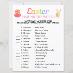 Easter Around The World Game