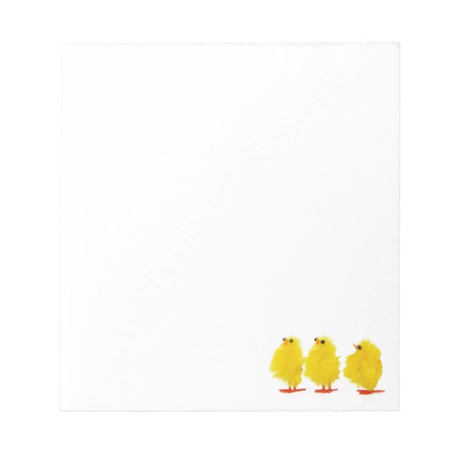 Easter baby chicks Notepad (Front)