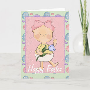Easter Baby D2 Happy Easter Greeting Card