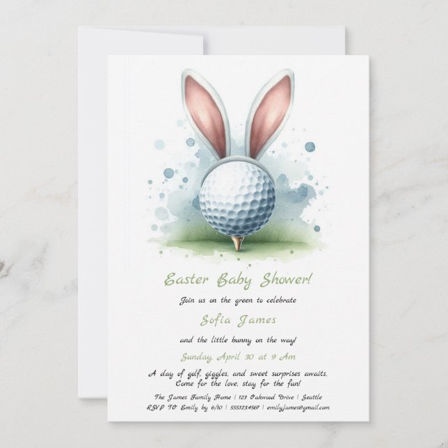Easter Baby Shower Invitation (Front)