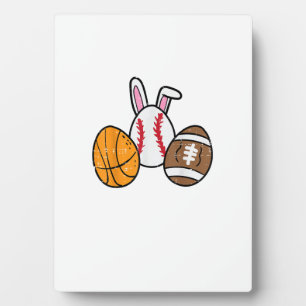 Easter Balls Basketball Baseball Football Boys Kid Plaque