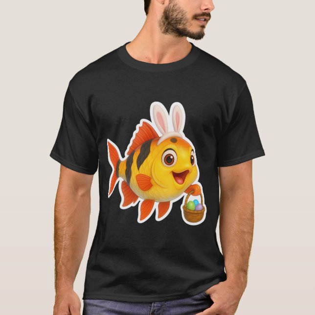 Easter Barb Fish T-Shirt (Front)