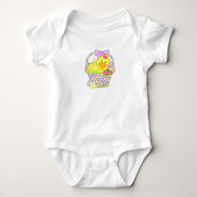Easter Basket Baby Bodysuit (Front)
