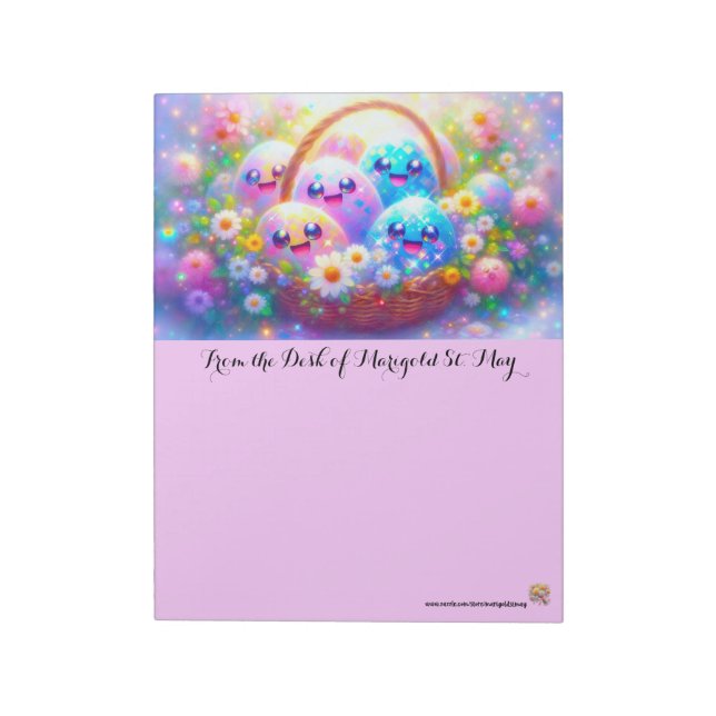 Easter Basket Dreams Notepad (Rotated)