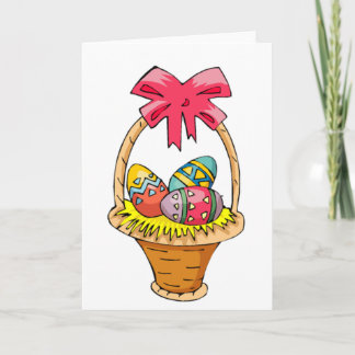 Easter Basket Holiday Card