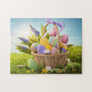 Easter basket jigsaw puzzle