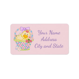 Easter Basket Label