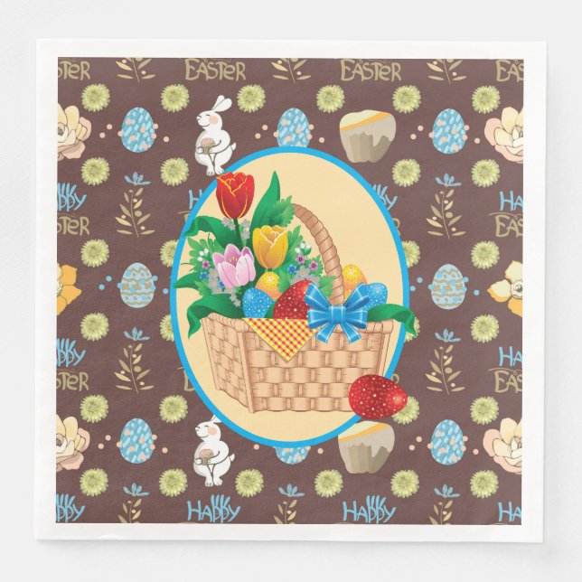 Easter Basket  Napkin (Front)