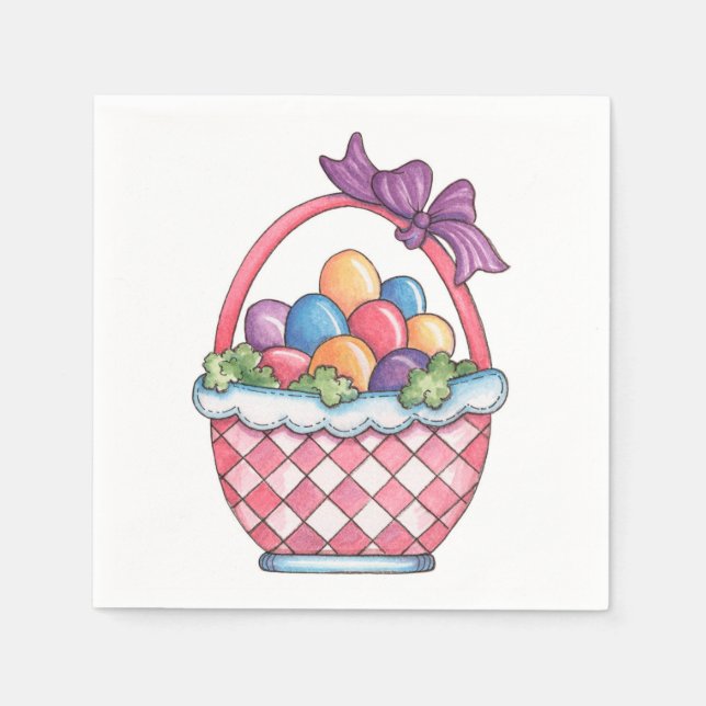 Easter Basket - Paper Napkins (Front)