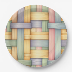 Easter Basket Paper Plate