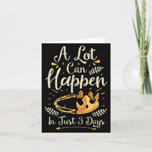 Easter Basket Stuffers A lot can happen in three Card