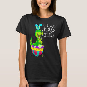 Easter Basket Stuffers Kids Cute Rex Bunny Egg Egg T-Shirt