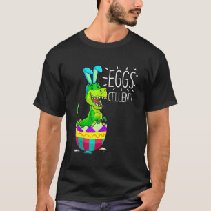 Easter Basket Stuffers Kids Cute Rex Bunny Egg Egg T-Shirt