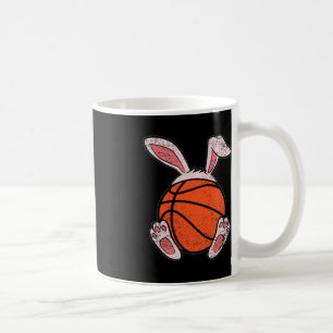 Easter Basketball Lover Bunny Ears Ball Cute Rabbi Coffee Mug