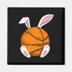 Easter Basketball Rabbit Bunny Happy Easter Day 2 Magnet