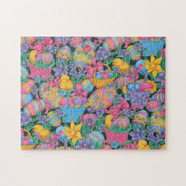Easter Baskets and Eggs Jigsaw Puzzle (Horizontal)