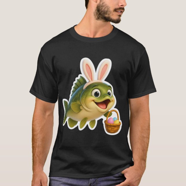 Easter Bass Fish T-Shirt (Front)