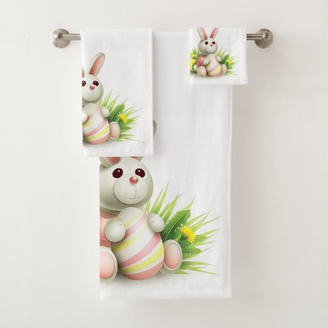 Easter Bathroom Towel Set (Insitu)