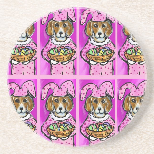 EASTER BEAGLE COASTER (Front)