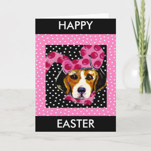 Easter Beagle Holiday Card
