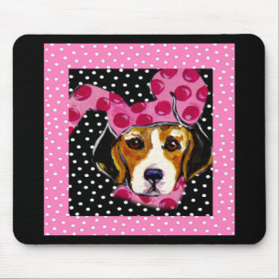 Easter Beagle Mouse Pad