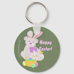 Easter Bear Keychain