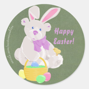 Easter Bear Stickers