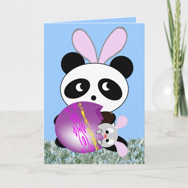 Easter Bear..uh.. Bunny Holiday Card (Front)