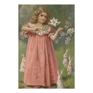 Easter Beauties, Vintage Illustration, 1898 Photo Print
